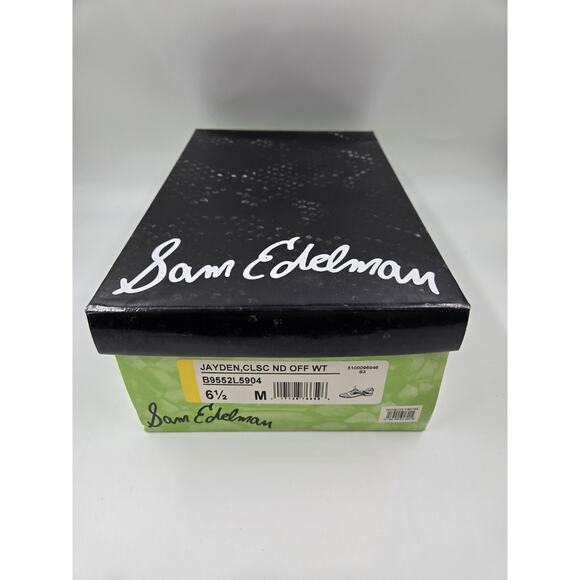 Sam Edelman Jayden oxford loafers studded lasercut faux python detail size 6.5 - Picture 9 of 10